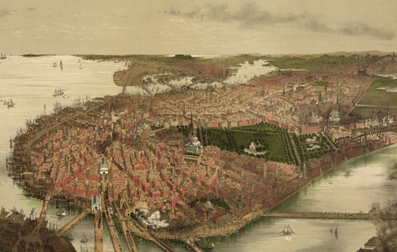 Ilustracin de Boston en 1877