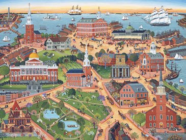 Ilustracin histrica de Boston