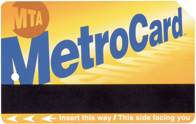 Tarjeta Metrocard para Nueva York