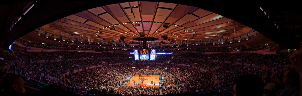 Foto interior del Madison Square Garden de Nueva York